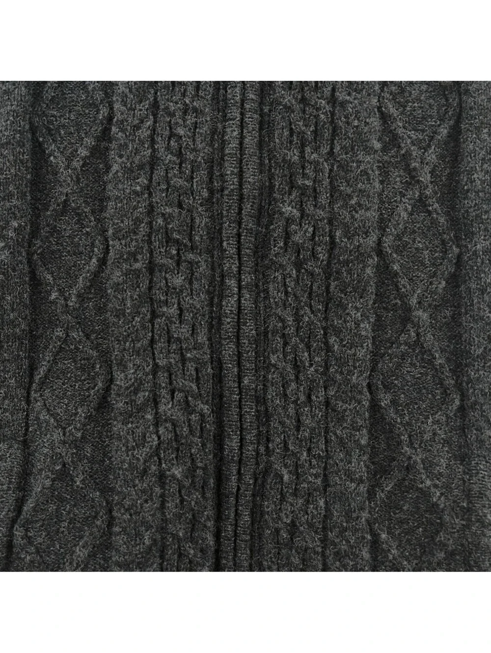 Carraig Donn Ireland Chunky Cable Knit Full Zip Sweater Vest Men's Large